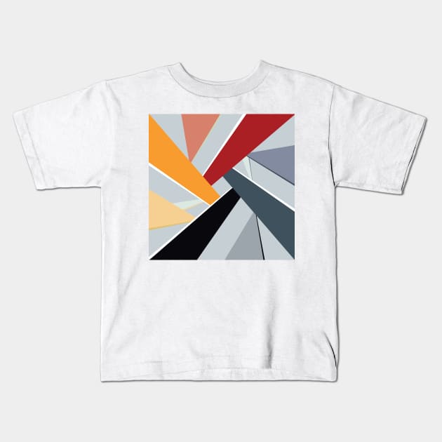 Abstract Geometric Shape 2 Kids T-Shirt by B&K